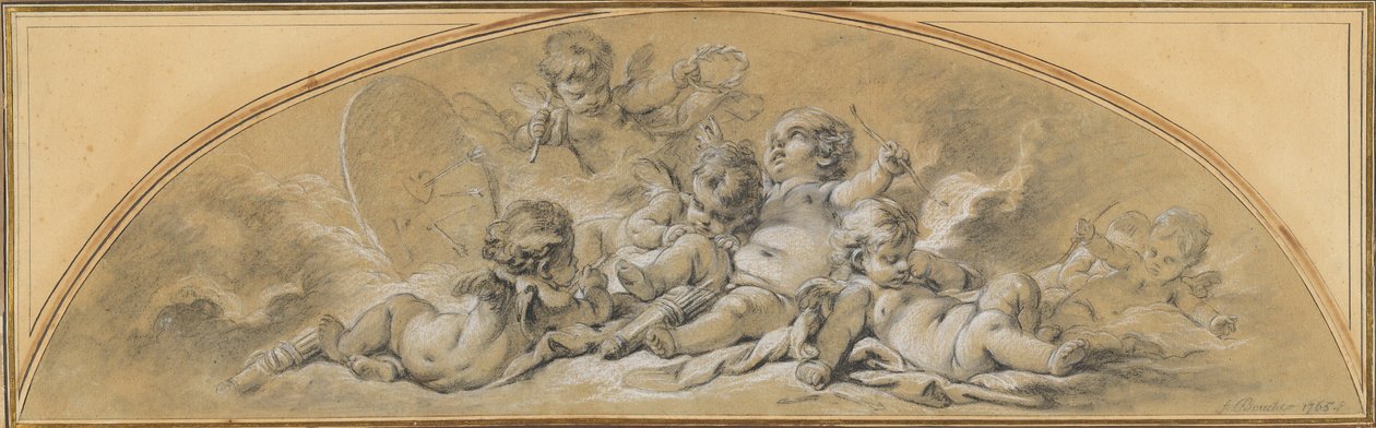 Soutěž v lukostřelbě od François Boucher