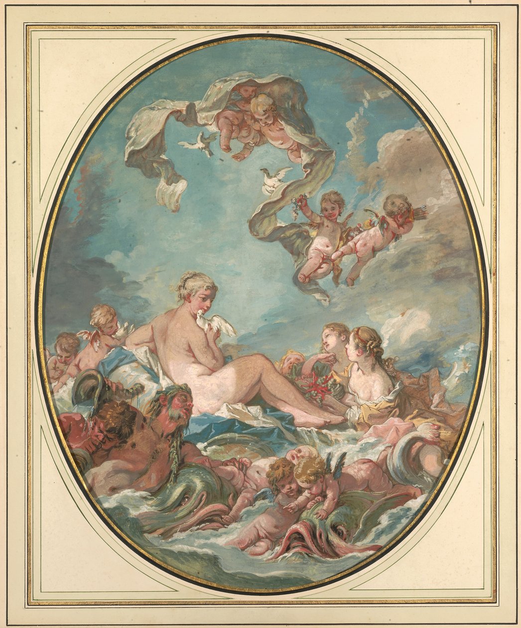 Zrození a triumf Venuše od François Boucher