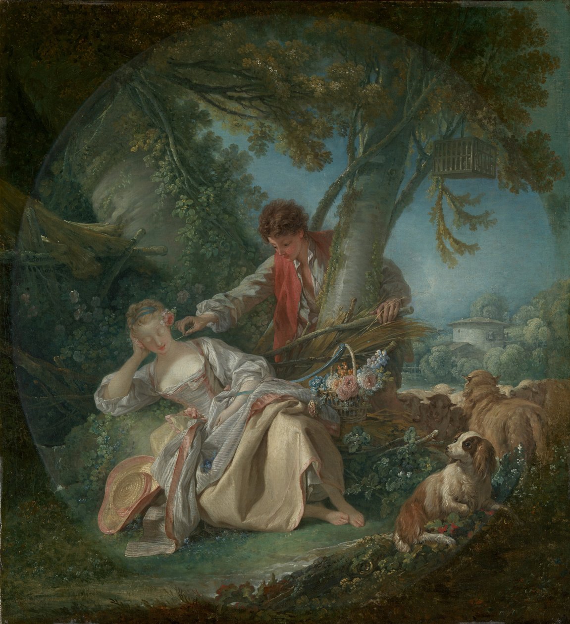Přerušený spánek, 1750 od François Boucher