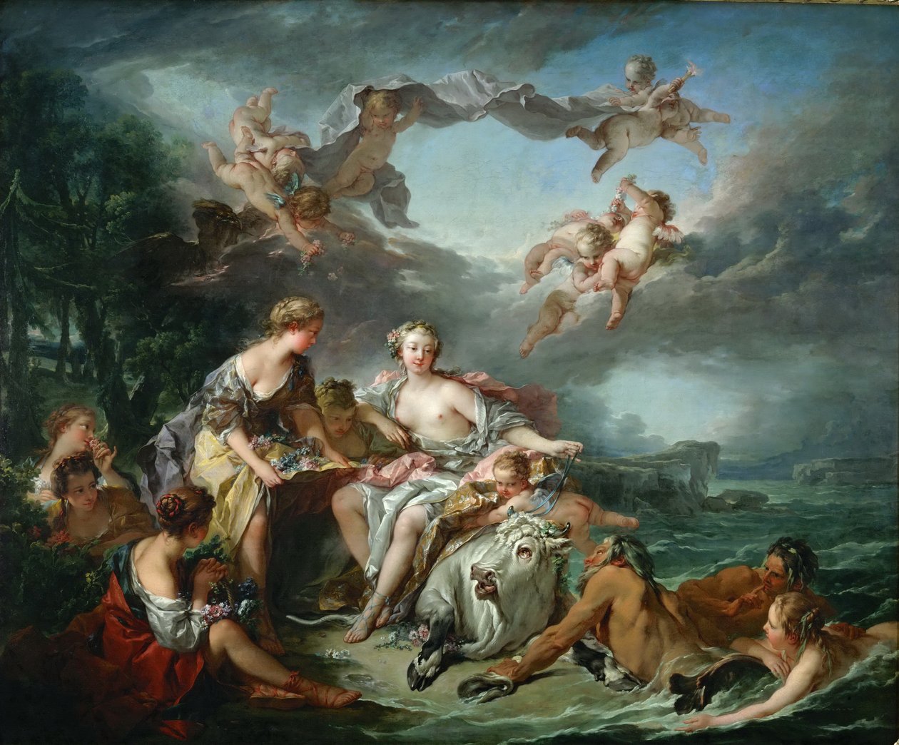 Znásilnění Evropy od François Boucher
