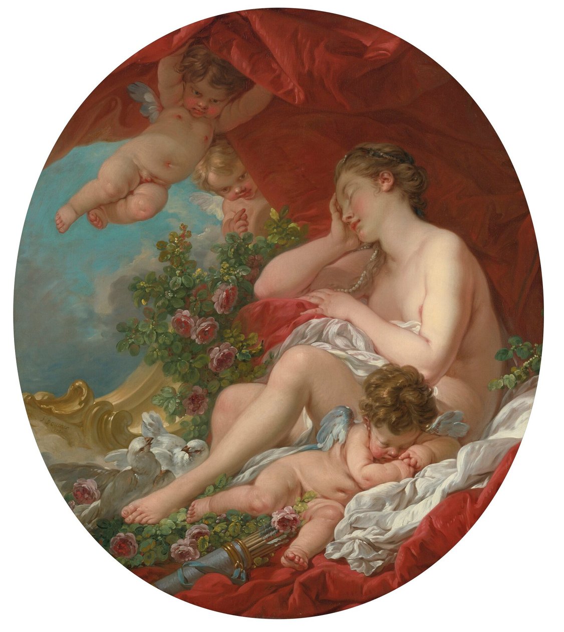 Spánek Venuše od François Boucher