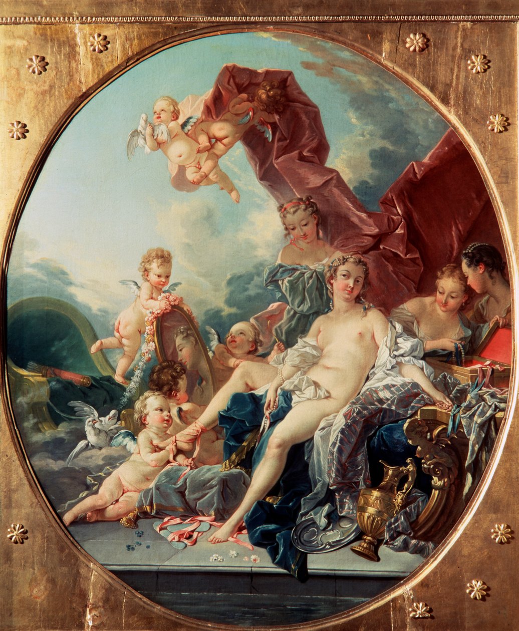 Záchod Venuše, po roce 1743. od François Boucher