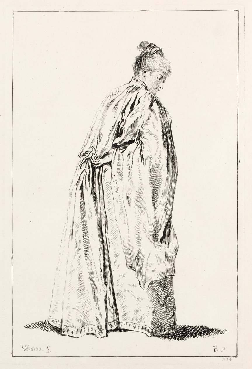 Žena stojící. od François Boucher