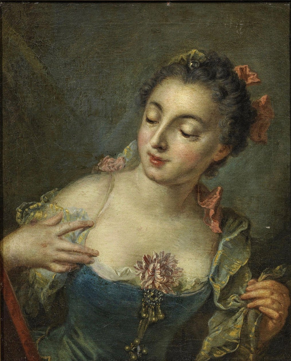 Mladá dáma vlevo od François Boucher
