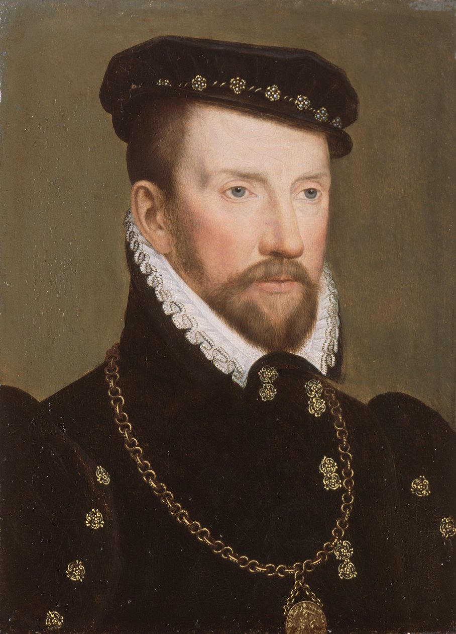 Admirál Gaspard II de Coligny od François Clouet