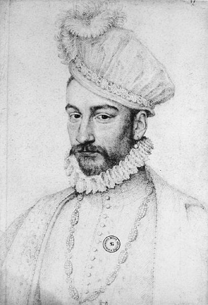 Karel IX. (1550-74) od François Clouet