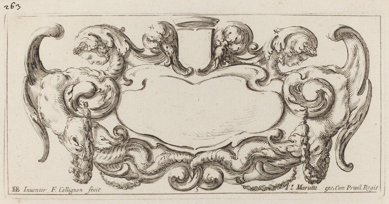 Kartuše od François Collignon after Stefano Della Bella