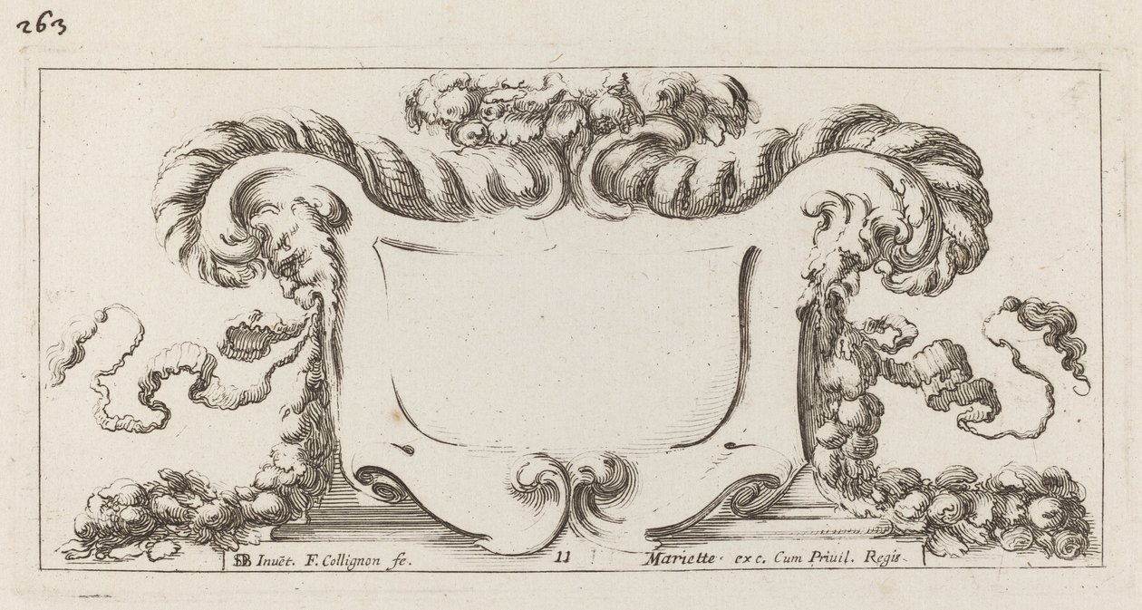 Kartuše od François Collignon after Stefano Della Bella