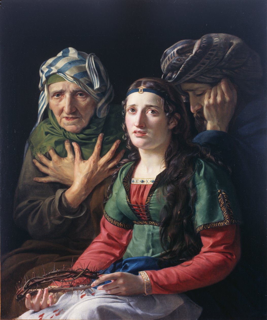 Svatá Veronika z Binasca od François Joseph Navez
