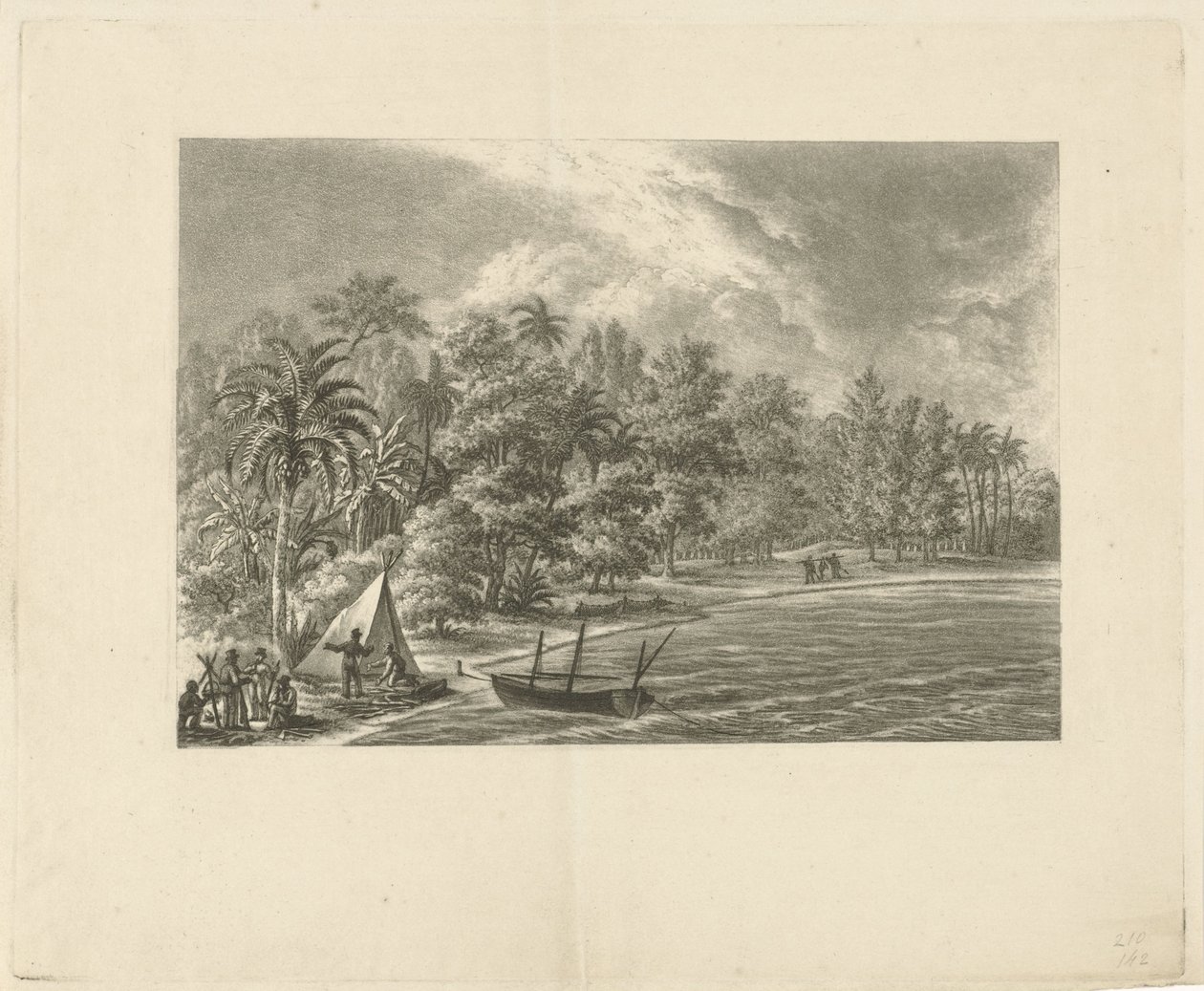 Tropická krajina od François Joseph Pfeiffer (II)