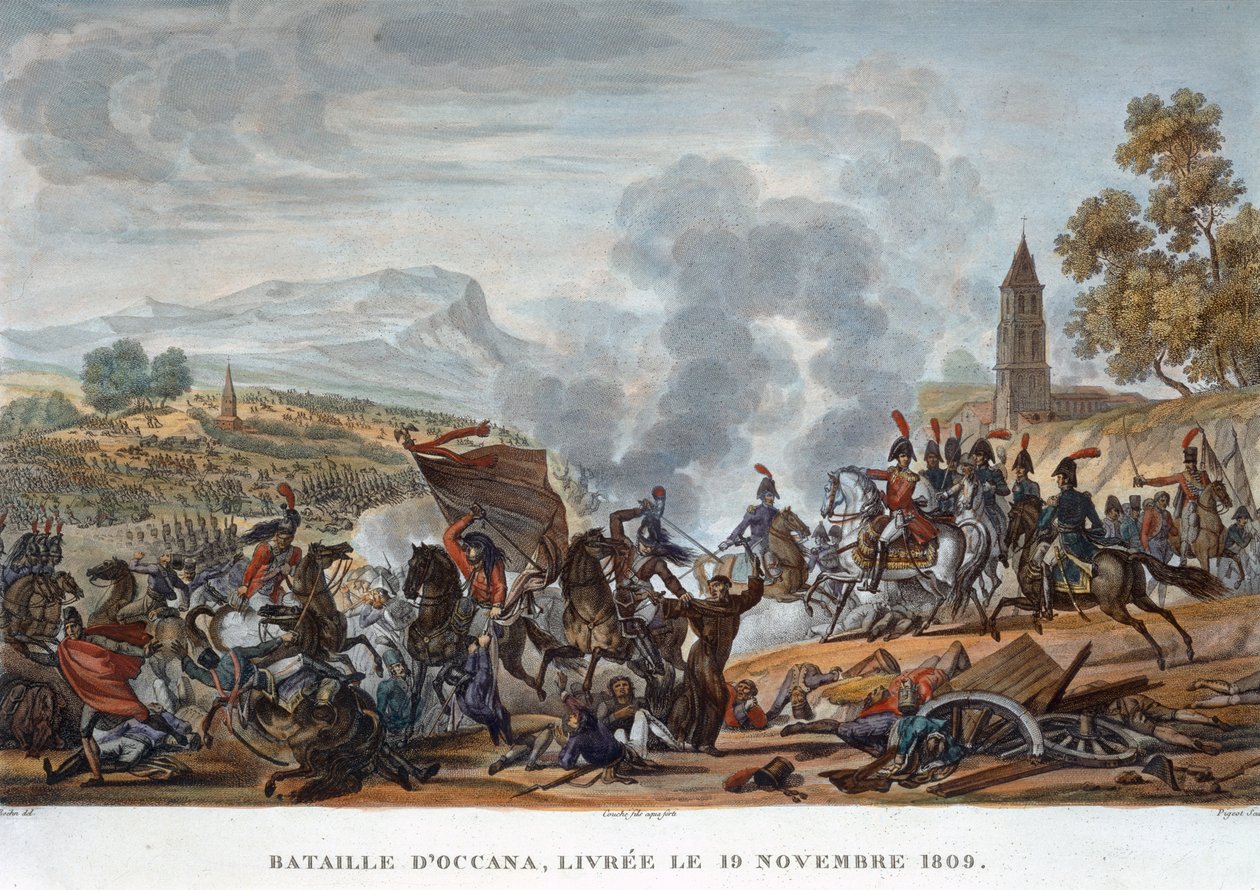 „Bitva u Occany, 19. listopadu 1809“ od François Pigeot