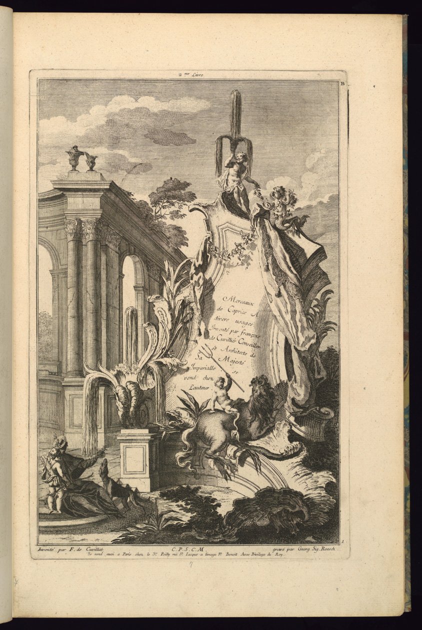 Design pro kartuše od François de Cuvilliés the Elder