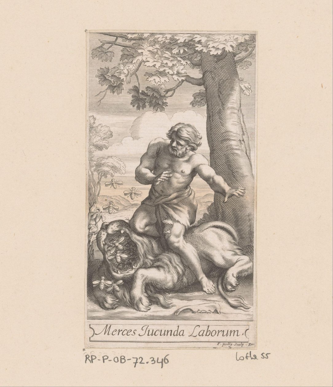 Samson a lev od François de Poilly (I)