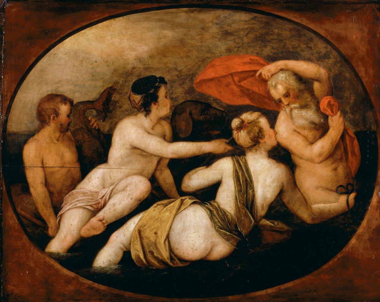 Mořská božstva od Frans Floris