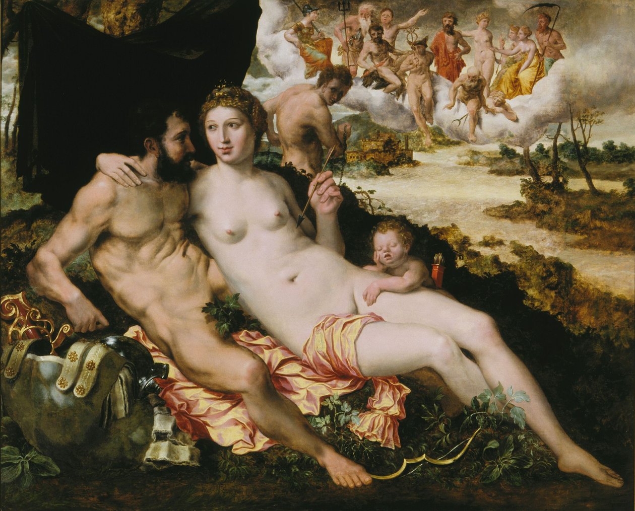 Venuše a Mars od Frans Floris