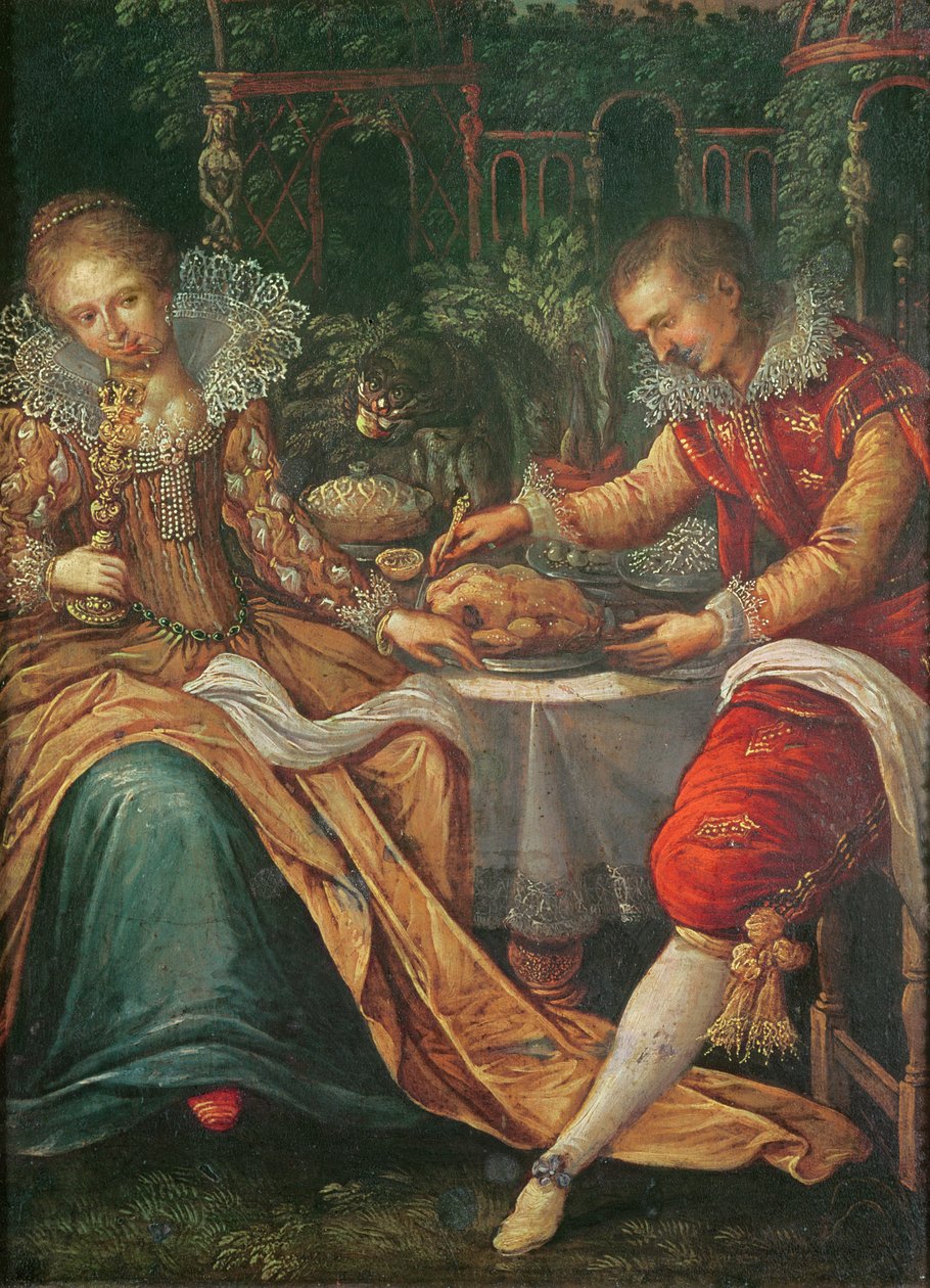 Pět smyslů: Chuť od Frans Pourbus the Younger