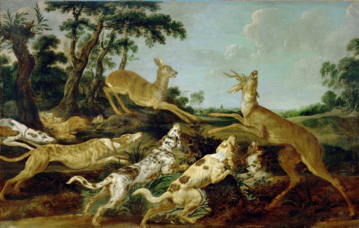 Jagdszene od Frans Snyders or Snijders