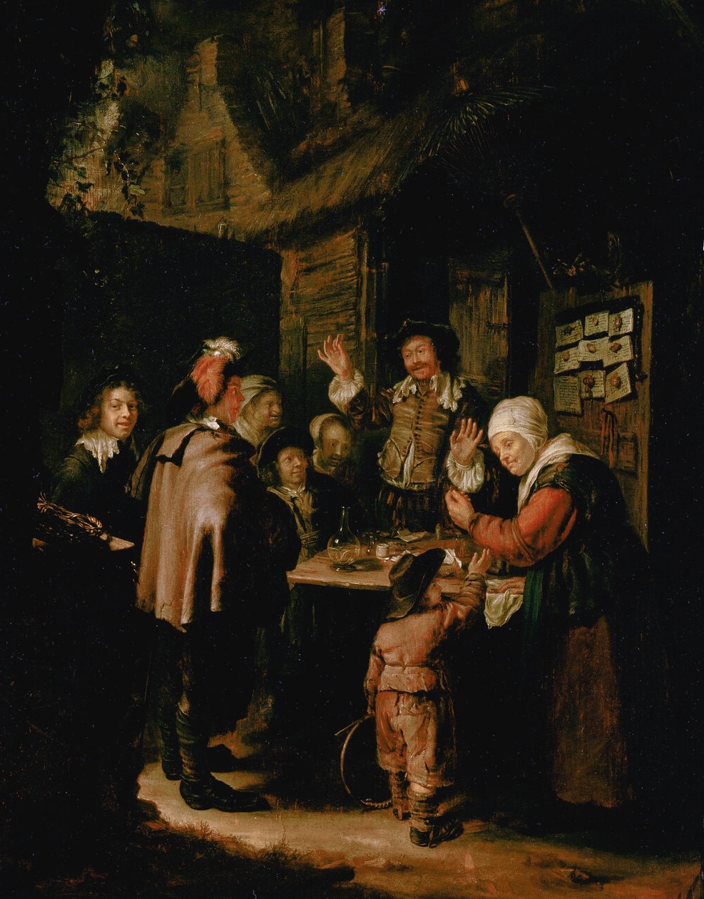 Nizozemský šarlatán od Frans van Mieris