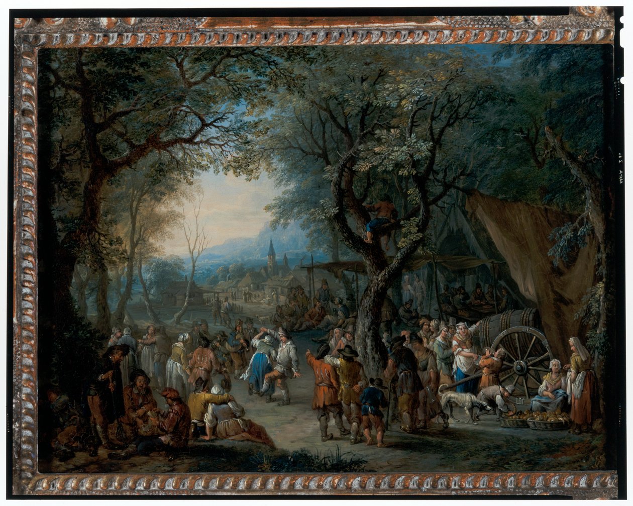 Vesnická pouť od Frans Christoph Janneck