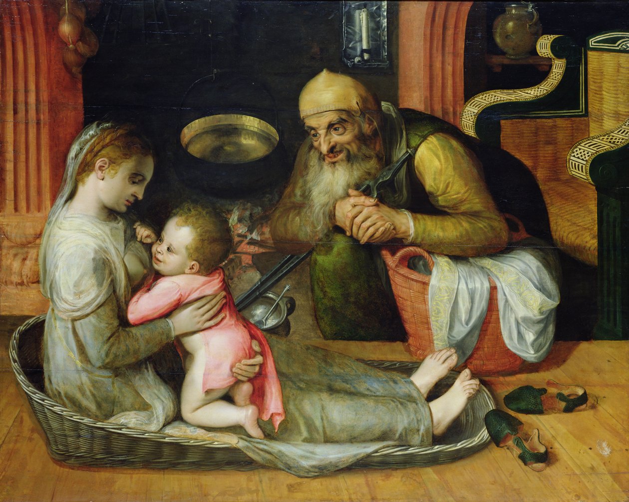Svatá rodina, kolem roku 1554 od Frans Floris