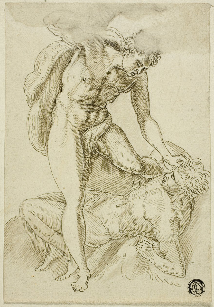 Kain zabíjí Ábela od Frans Floris I
