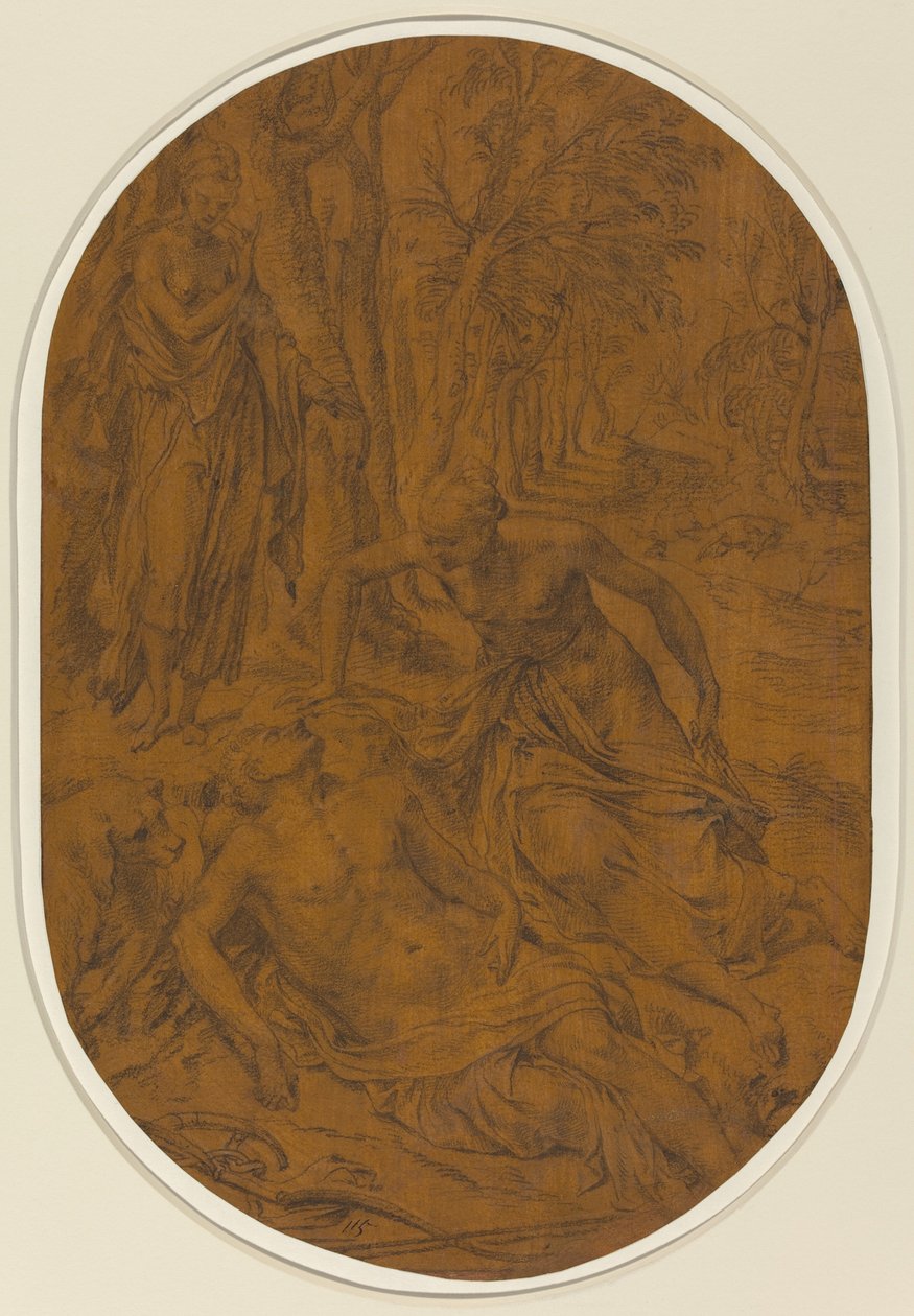 Diana a Endymion od Frans Floris I