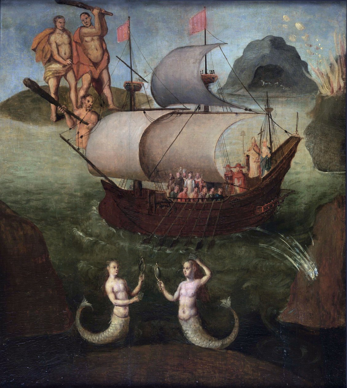Alegorie: Státní loď od Frans Francken I