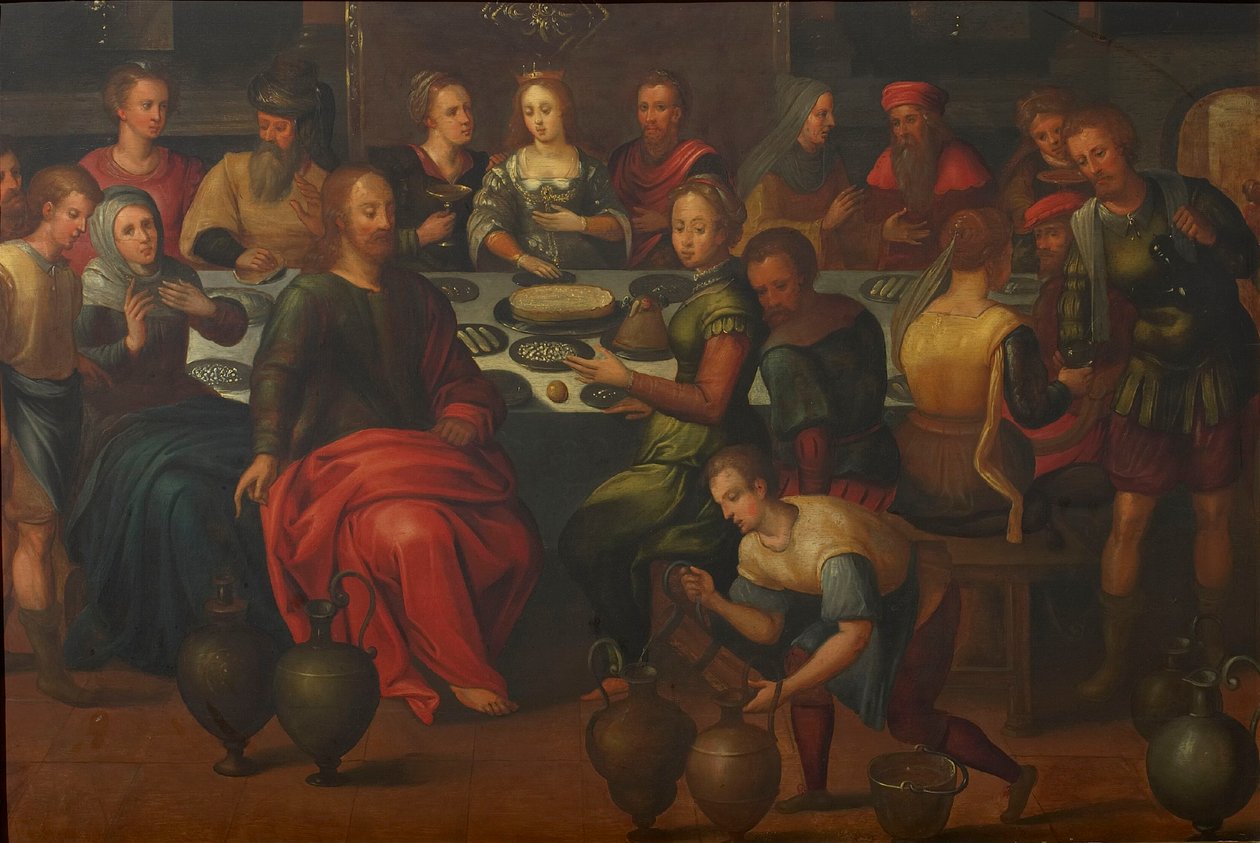 Svatební hostina v Káně. od Frans Francken the Elder