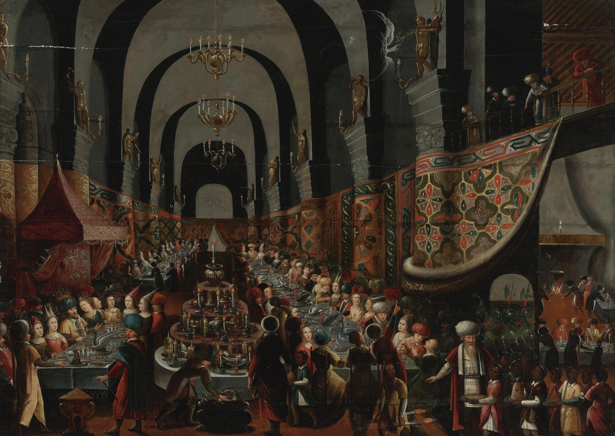 Svátek Belšazar od Frans Francken the Younger