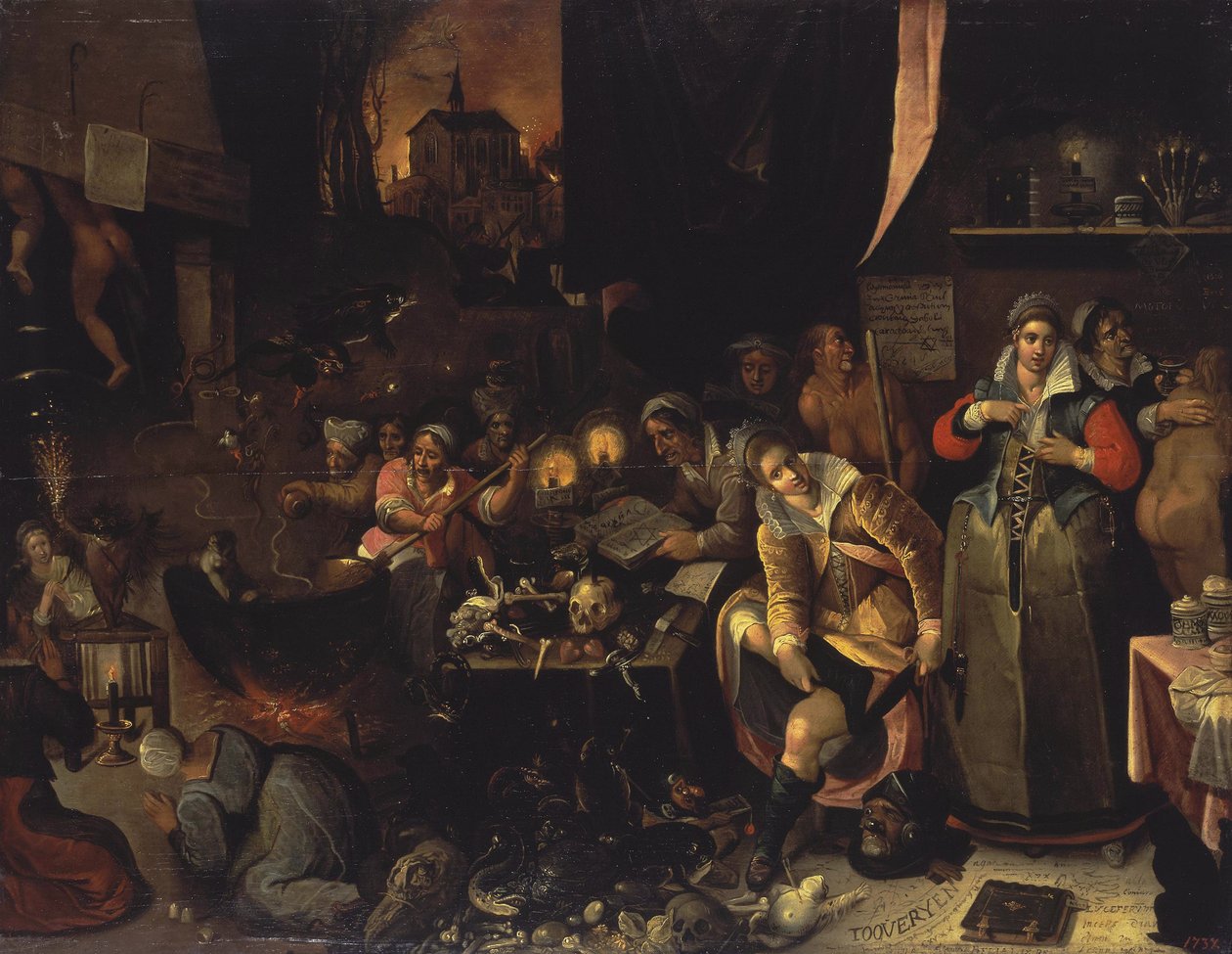 The Witches Kitchen, 1606 od Frans Francken the Younger