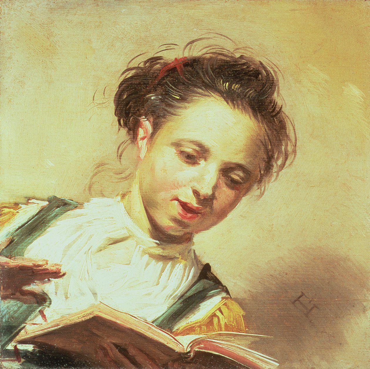 Dívka Zpívá od Frans Hals
