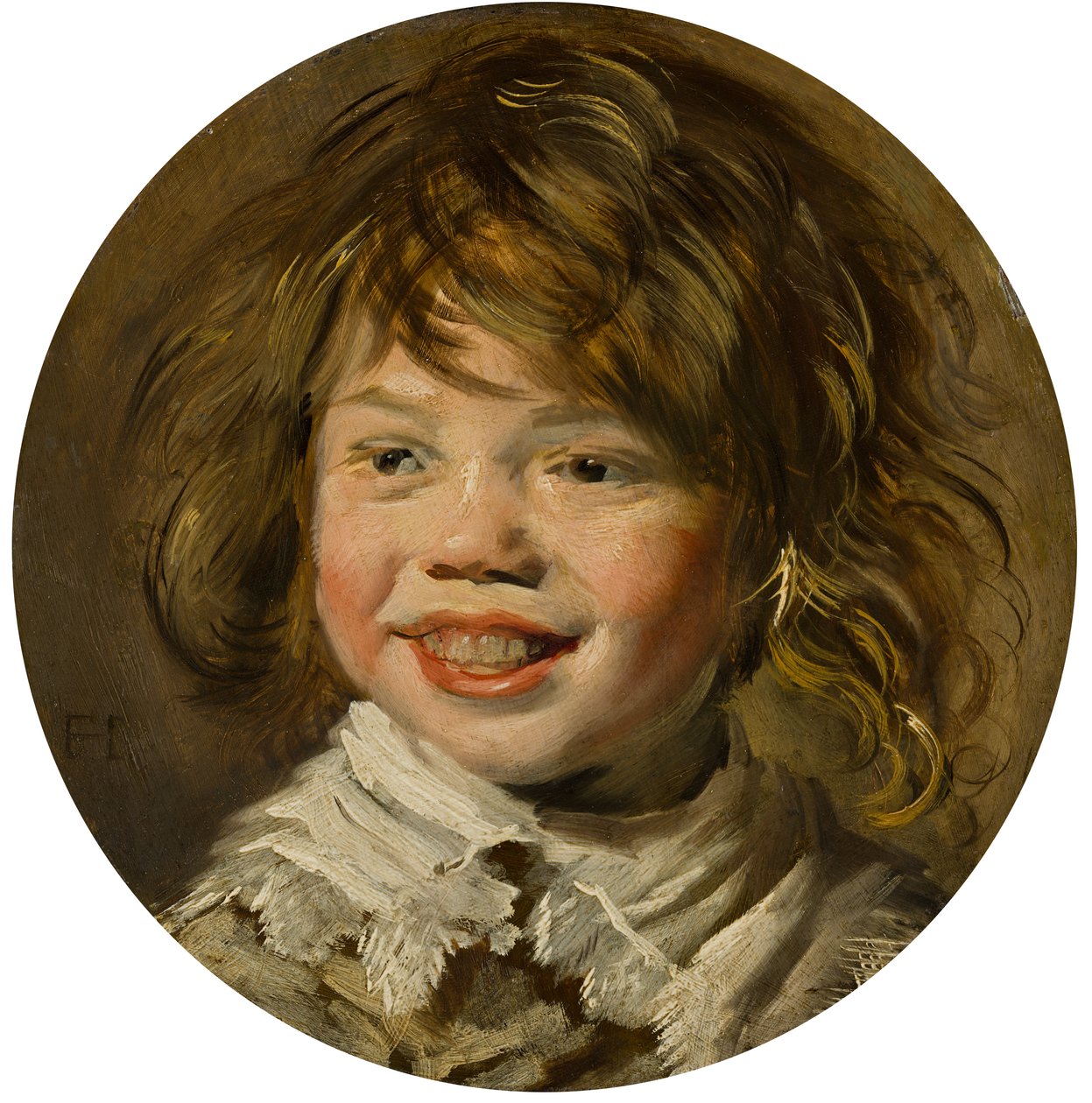Smějící se chlapec. c.1625 od Frans Hals