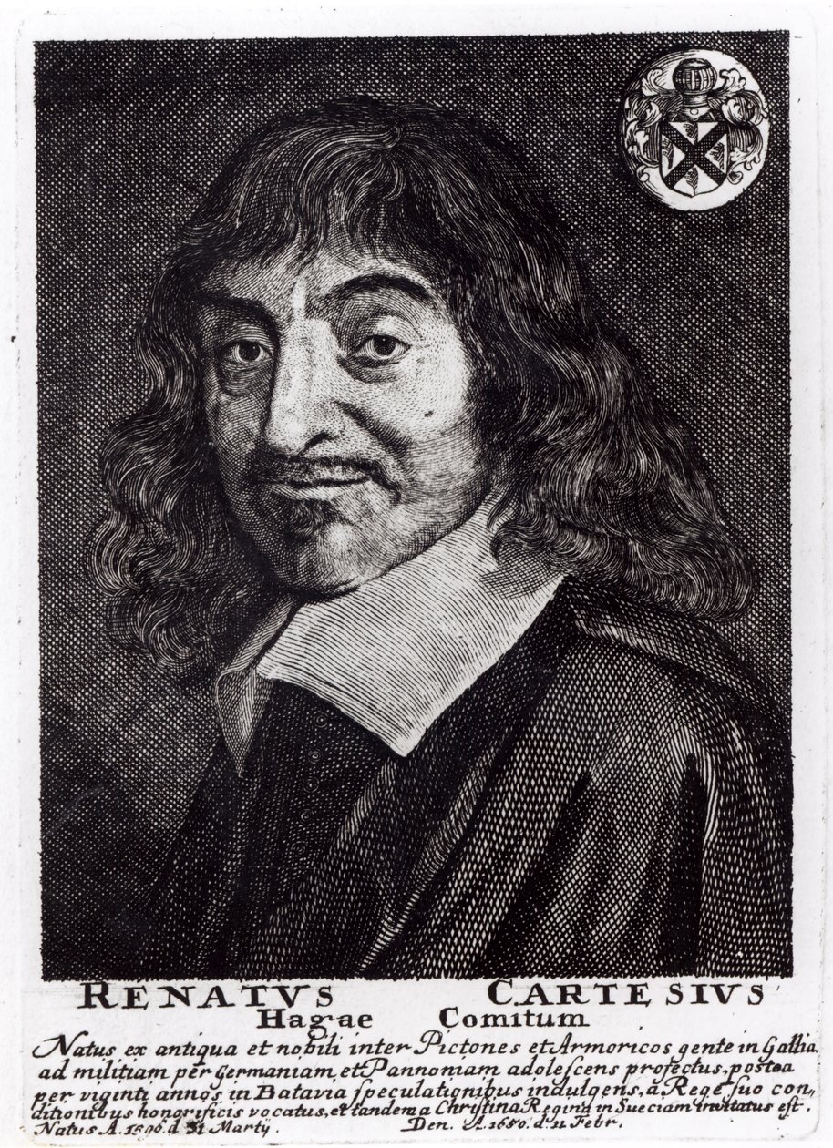 Portrét René Descartes (1596-1650) od Frans Hals