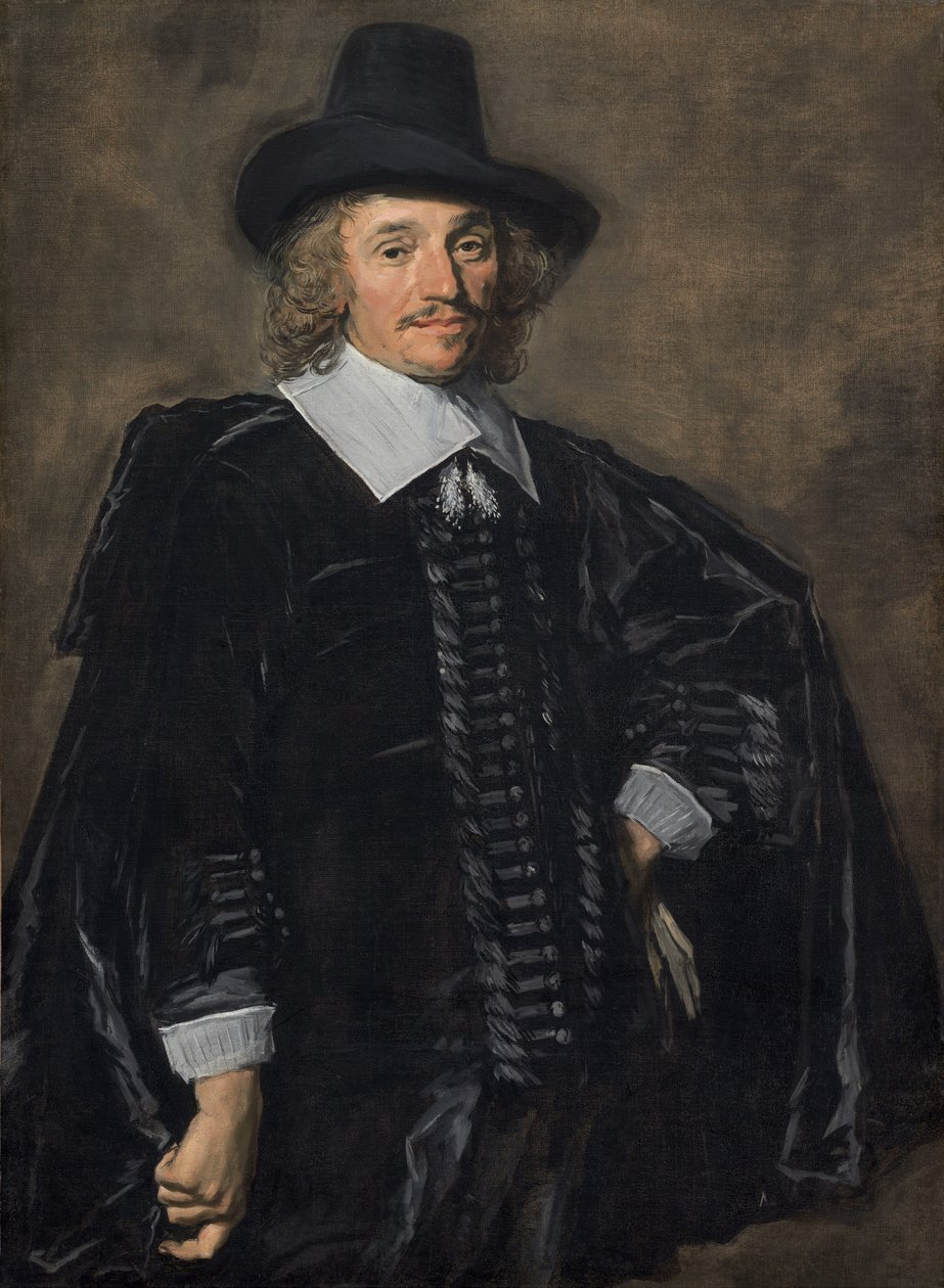 Portrét gentlemana, 16501652. od Frans Hals
