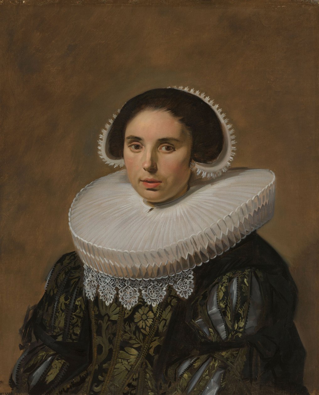 Portrét ženy, c. 1635 od Frans Hals