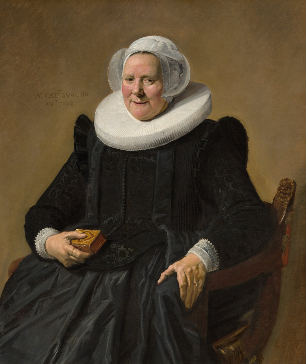 Portrét starší dámy, 1633. od Frans Hals