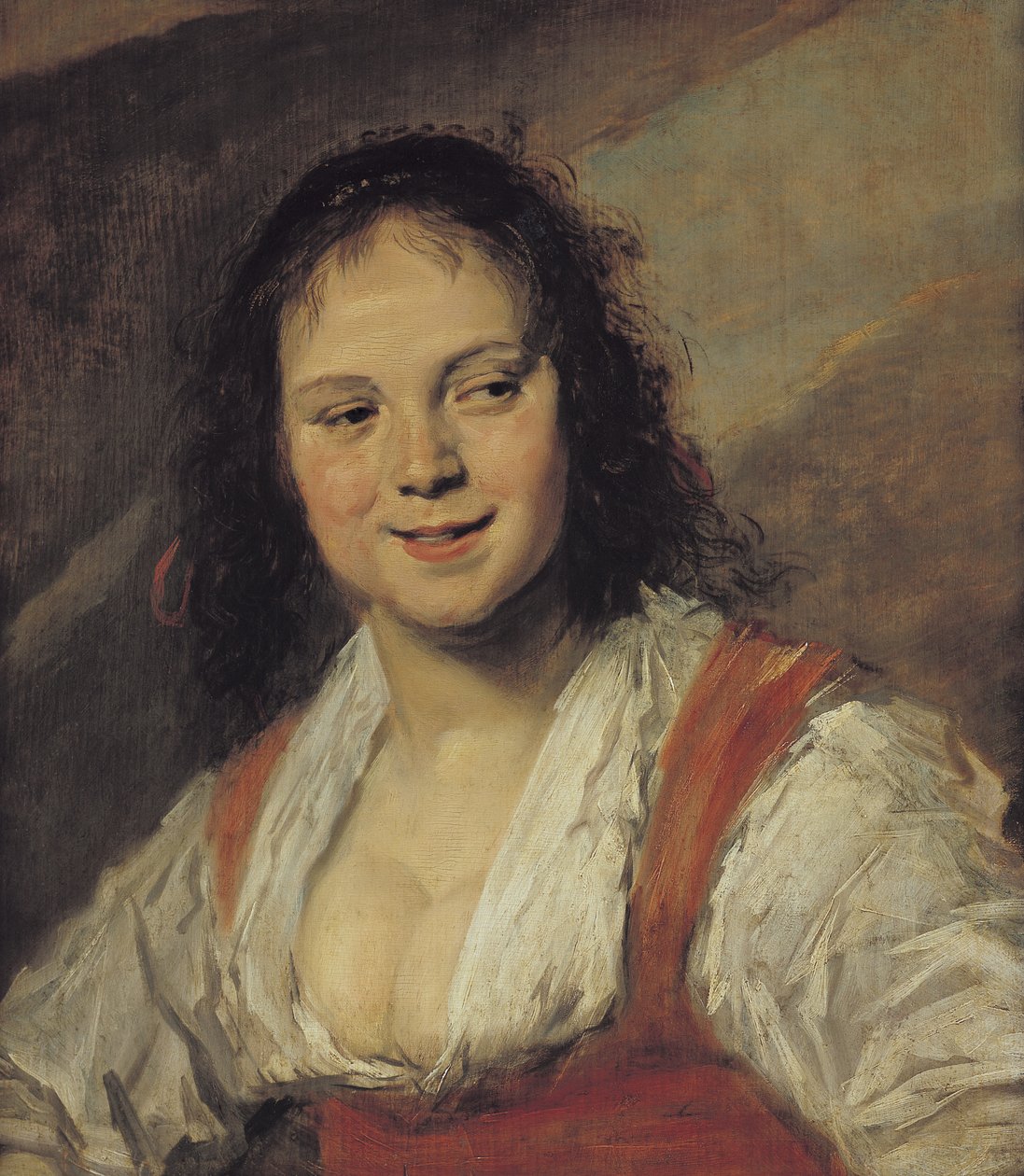 The Gypsy Woman, c.1628-30 (panel) od Frans Hals