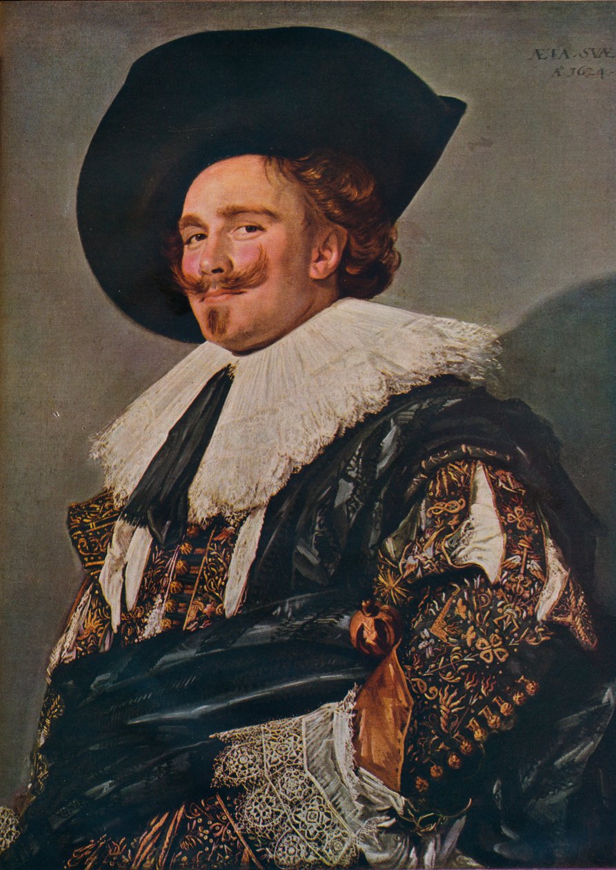 Smějící se kavalír, 1624, 1943. od Frans Hals