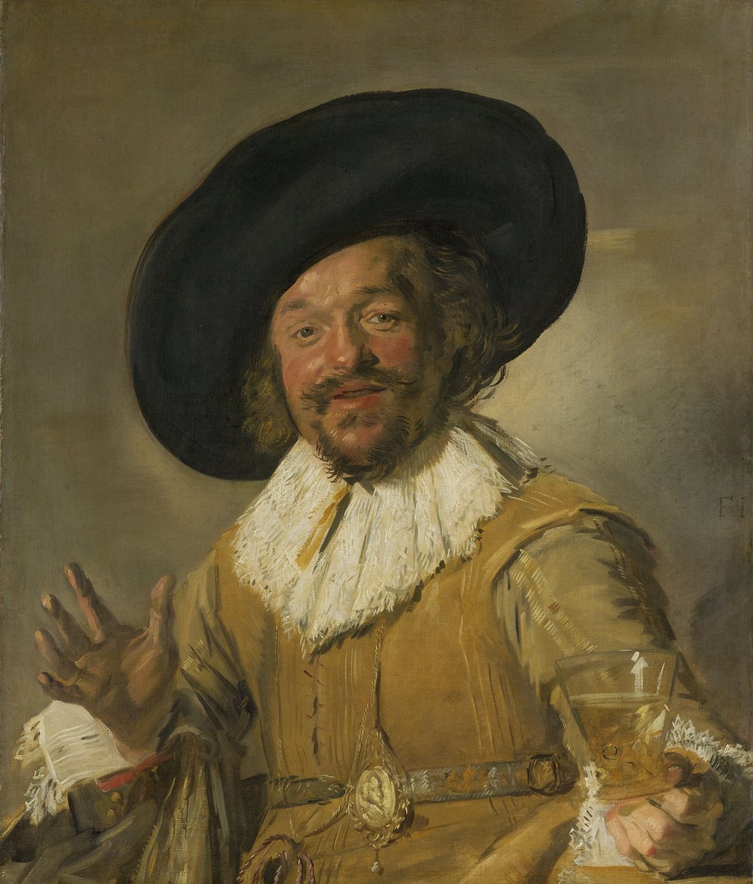 Veselý piják od Frans Hals