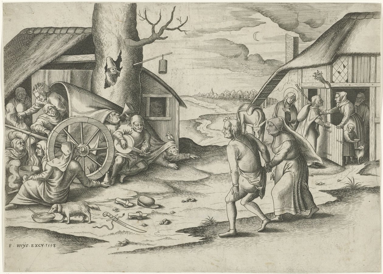 Marie a Josef v hostinci od Frans Huys