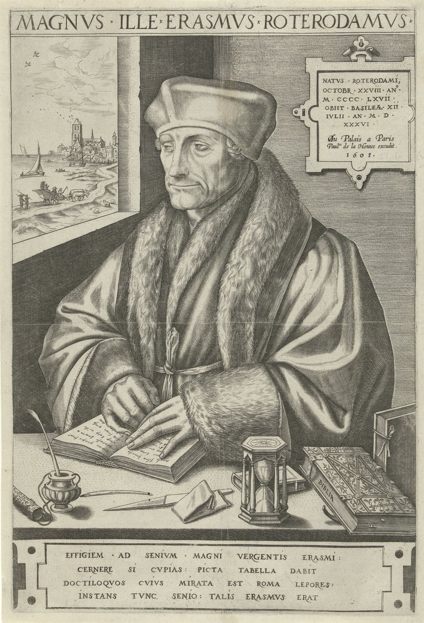 Portrét Aberfortha Erasma od Frans Huys