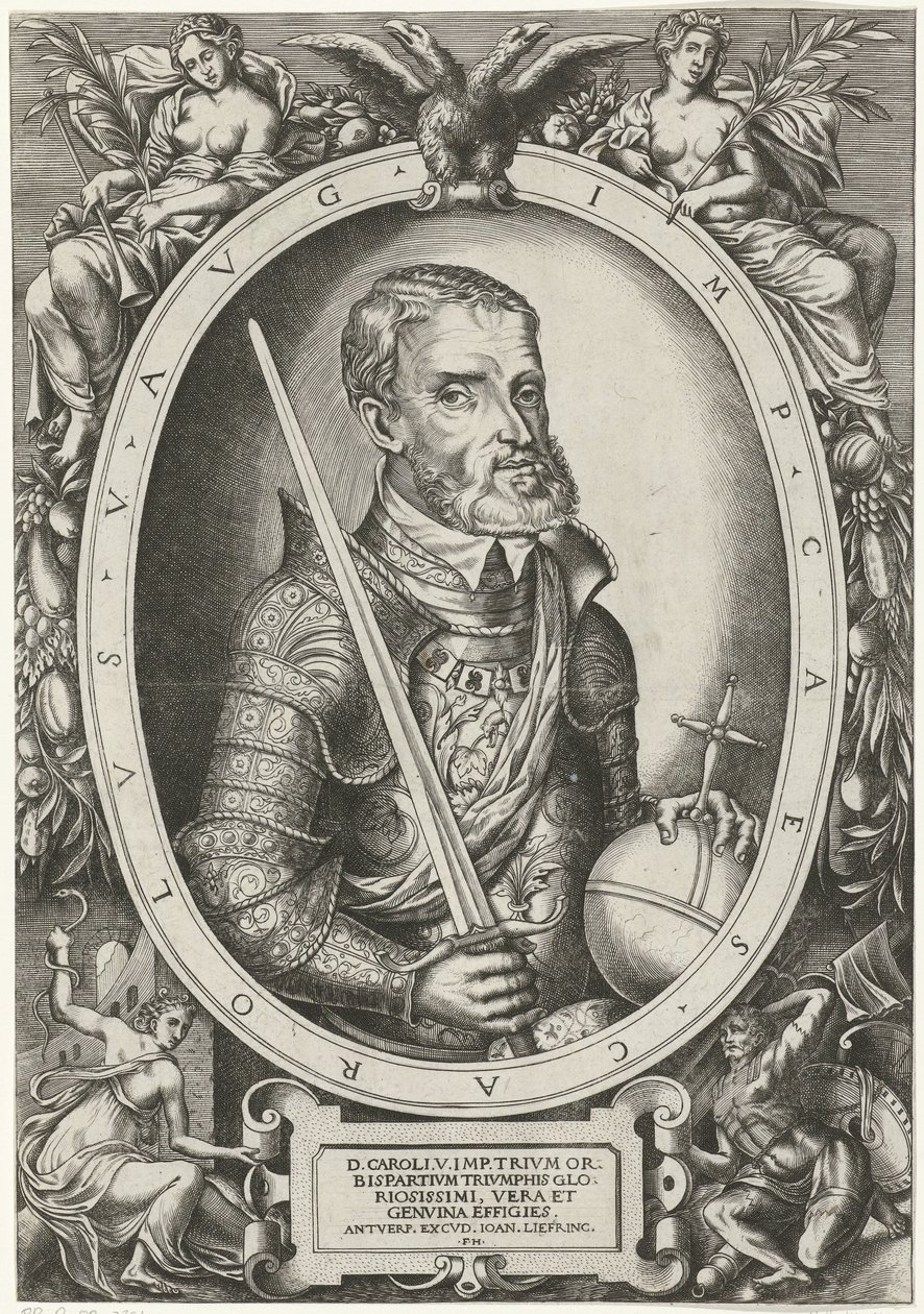 Portrét Karla V. Habsburského od Frans Huys