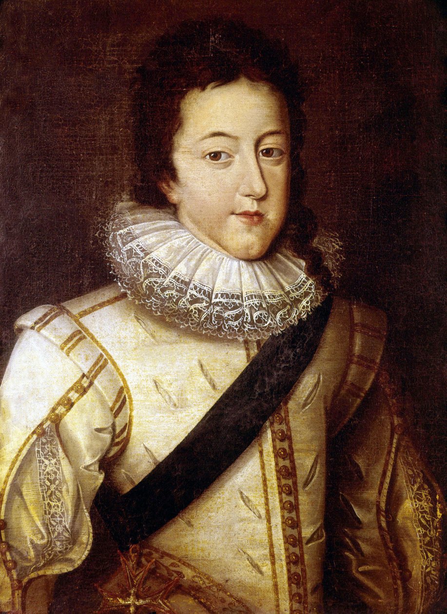 Král Ludvík XIII od Frans II (after) Pourbus