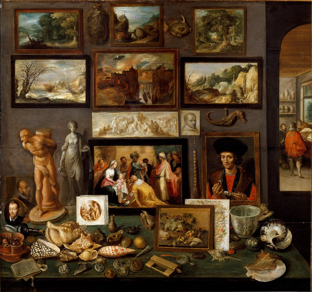 Kabinet umění a kuriozit (Malba od Frans II Francken