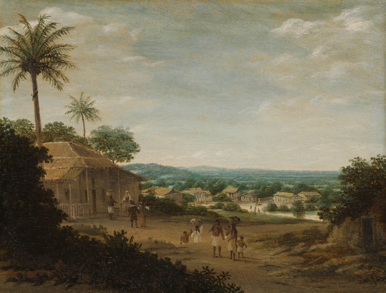 Brazilská vesnice Brazilská vesnice od Frans Post