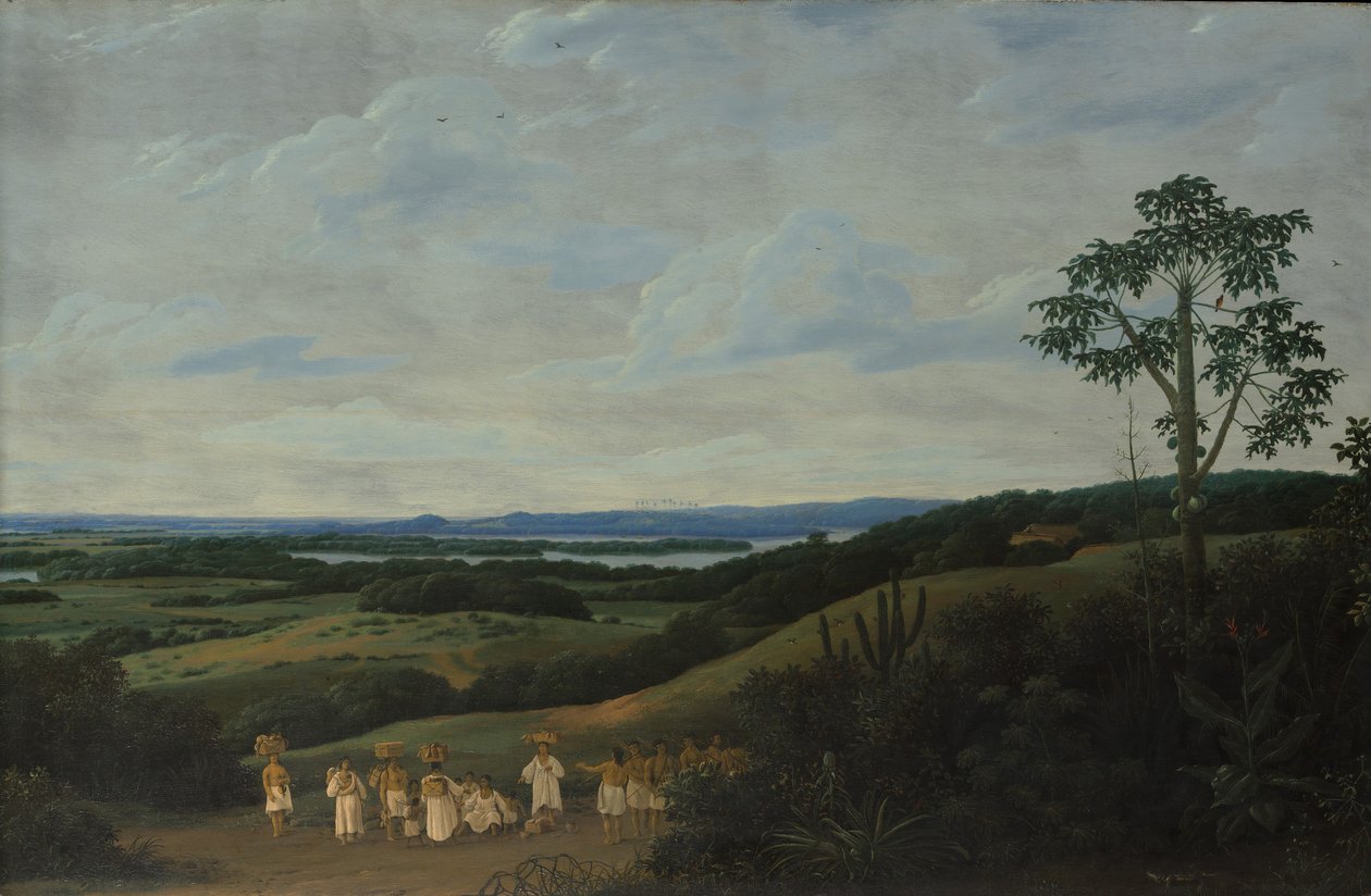 Brazilská krajina, 1650. od Frans Post