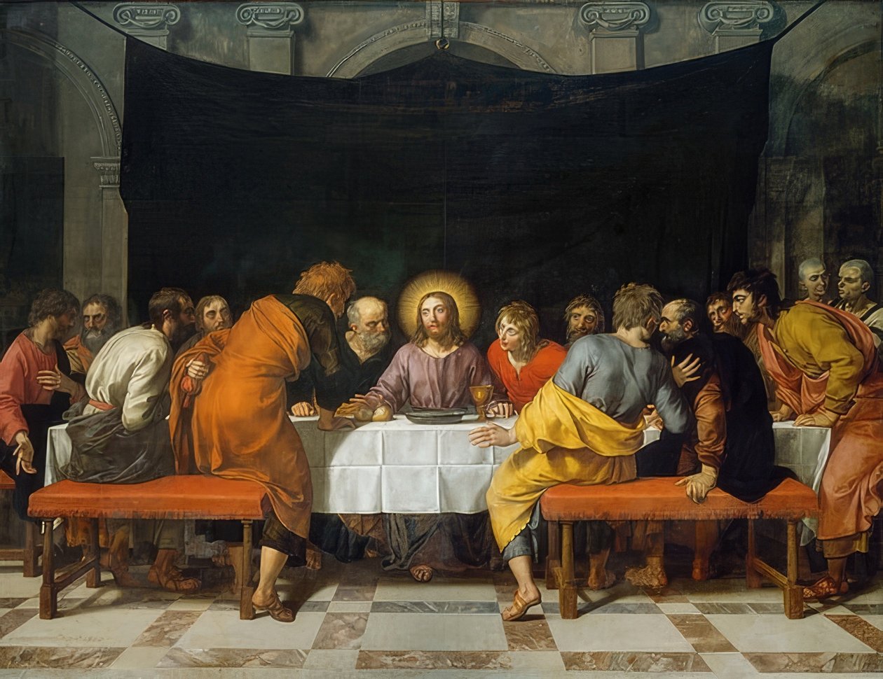 Poslední večeře. 1618 od Frans Pourbus the Younger