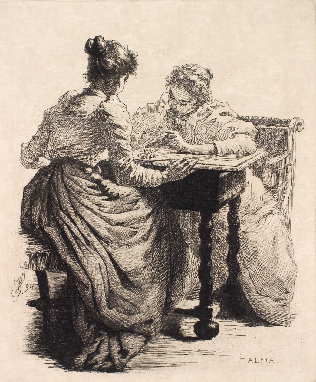 Halma od Frans Schwartz