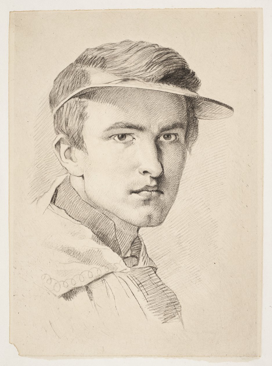Portrét J. Th. Lundbye od Frans Schwartz