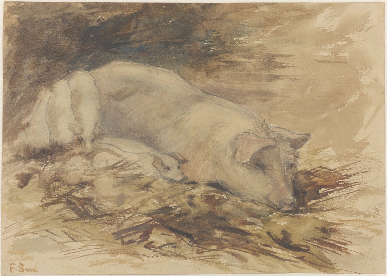 Zasít se selaty od Frans Alexander Evert Lodewijk Smissaert